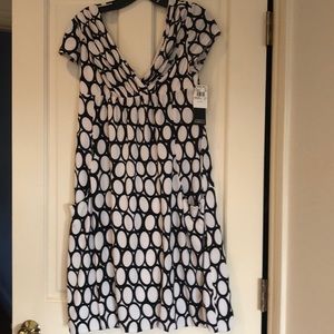 Black and white dress